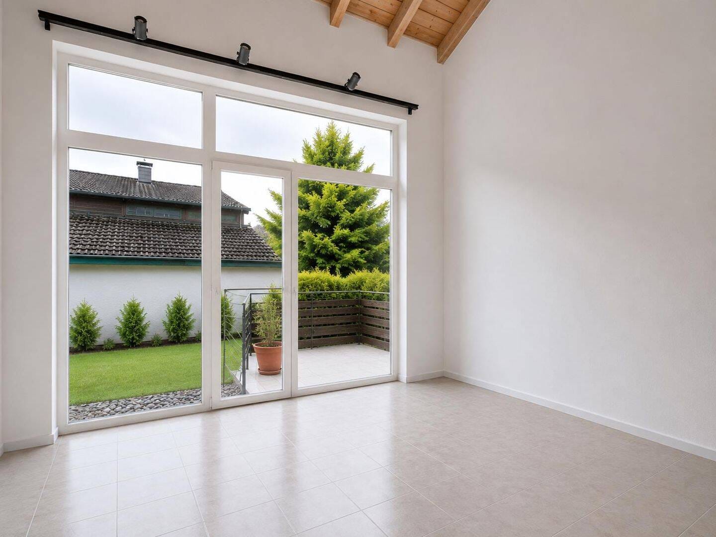 Immobilie in Grafrath - Modernes Reihenmittelhaus mit überhohen Decken und Südgarten - Bild 1