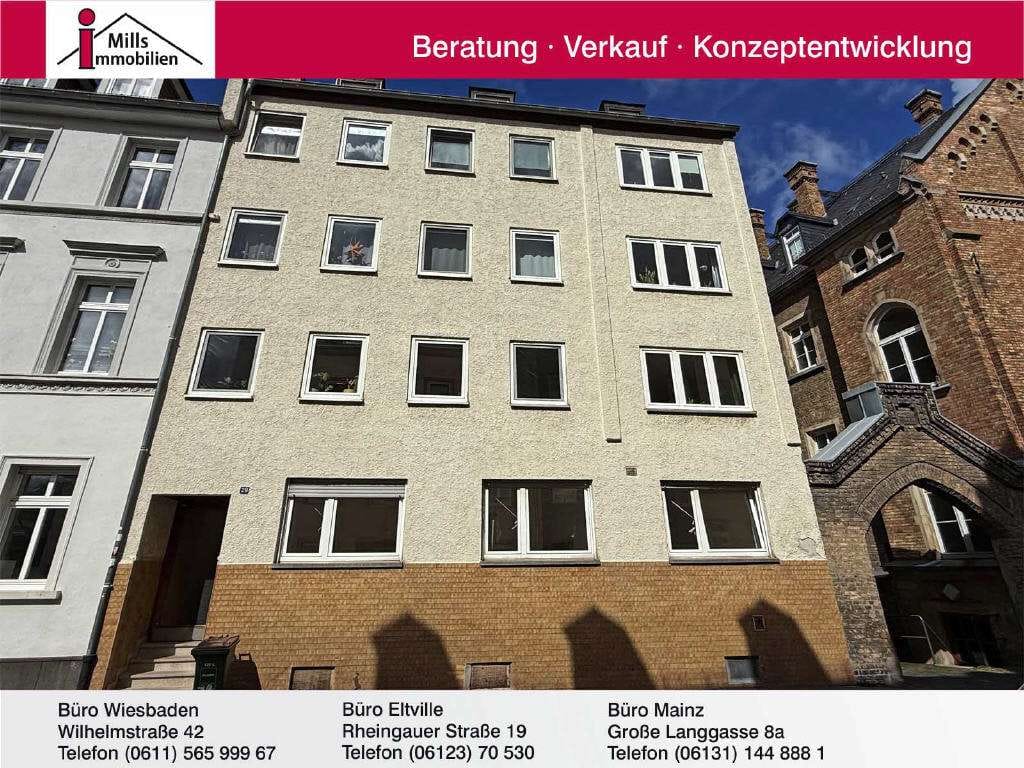 Immobilie in Mainz - Kapitalanlage in Bestlage von Mainz-Oberstadt: 
Großzügiges Mehrfamilienhaus mit 8 Einheiten  - Bild 0