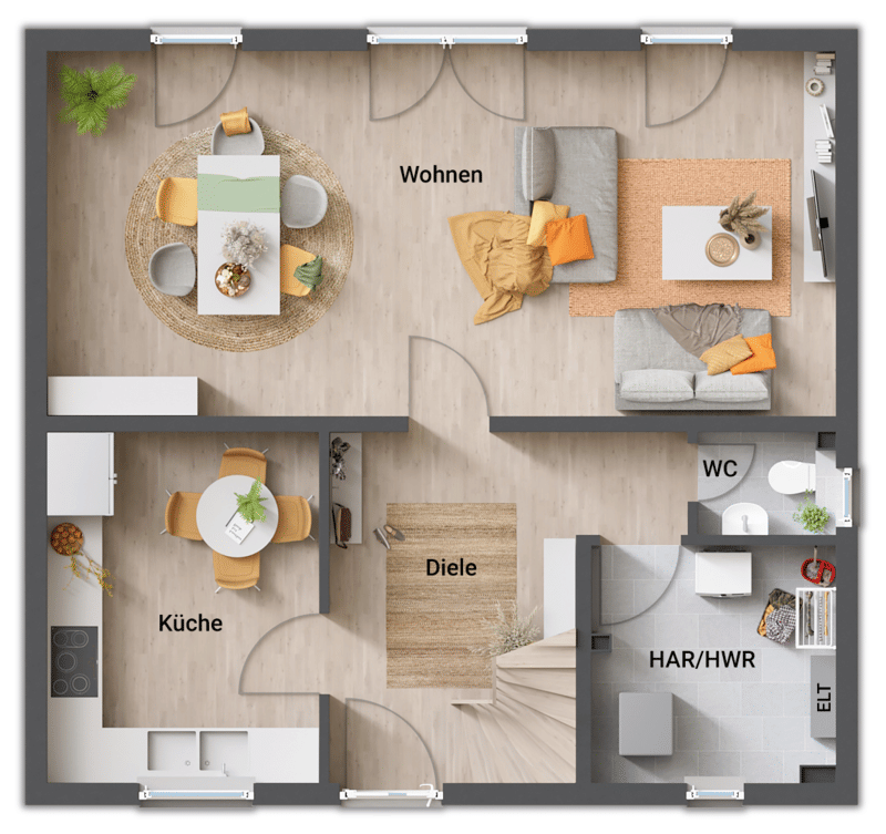 Immobilie in Ottersheim - Nur für kurze Zeit: "SOMMER-SONNENSCHUTZ-MARKISE INKLUSIVE" - Bau dein massives Haus Flair mit Bauplatz & BASIC-Vollausstattung zum TOP-PREIS - Bild 3