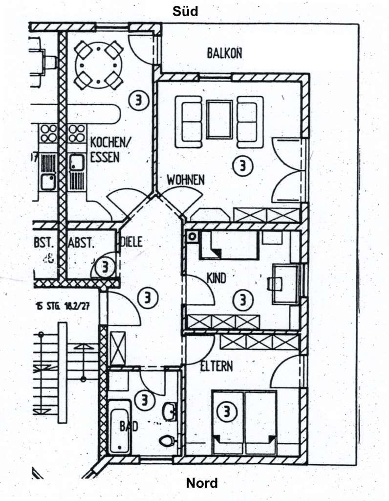 Immobilie in Bernau am Chiemsee - Schöne 3-Zi-ETW│provisionsfrei│89m²│1. OG│großer Balkon│Alpenblick│ruhige Lage│gehobene Ausstattung - Bild 1