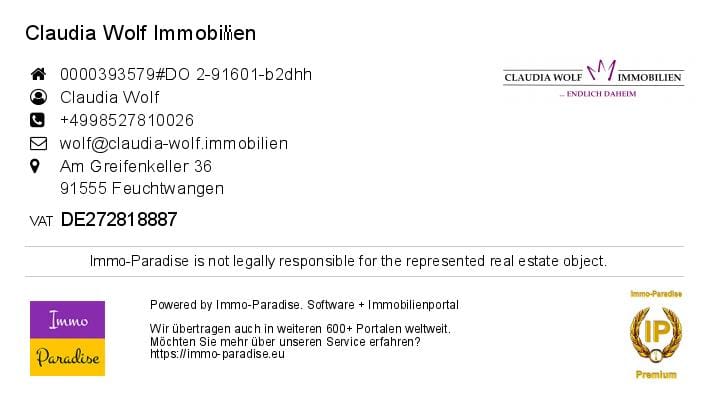 Immobilie in Dombühl - *** AUF DEM LAND UND TROTZDEM GLEICH IN DER STADT - Wunderschöne DHH mit Garten in Dombühl *** - Bild 1