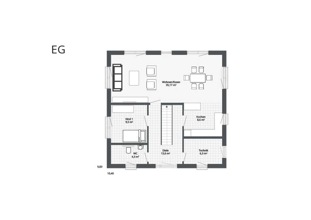 Immobilie in Gückingen - Maßgeschneiderte Architektur. Individuell geplant. - Bild 2
