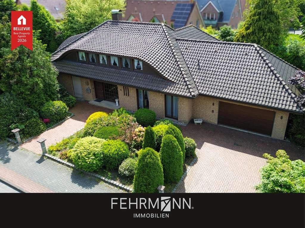 Immobilie in Ochtrup - Charmantes Einfamilienhaus mit Doppelgarage in Top Lage von Ochtrup - Bild 0