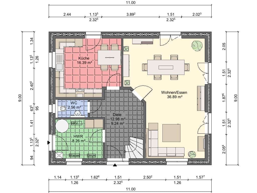 Immobilie in Beldorf - Großzügiges Familienhaus im klassischen Stil 
Neubauplanung  -  Niedrigenergiehaus mit Wärmepumpe - Bild 4