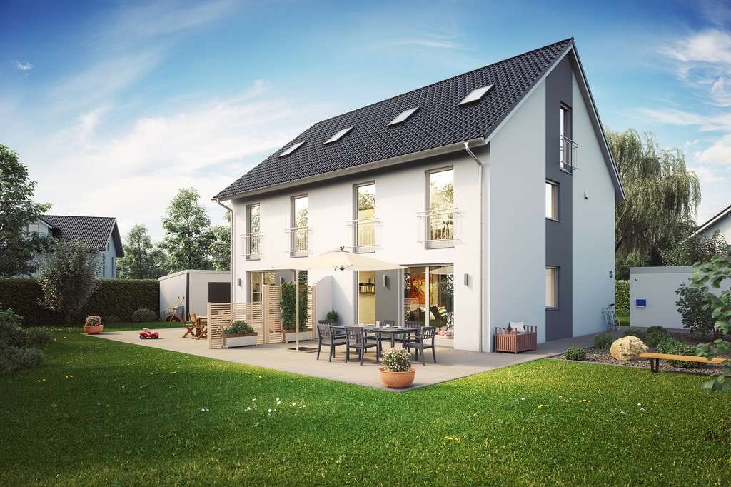 Immobilie in Kottgeisering - Kottgeisering-Siedlung: DHH mit Keller, Garage und Garten - Bild 0