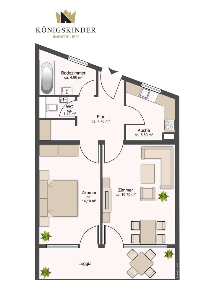 Immobilie in Starzach - Renovierte 2 -Zimmer-Wohnung in Starzach-Wachendorf - Bild 0