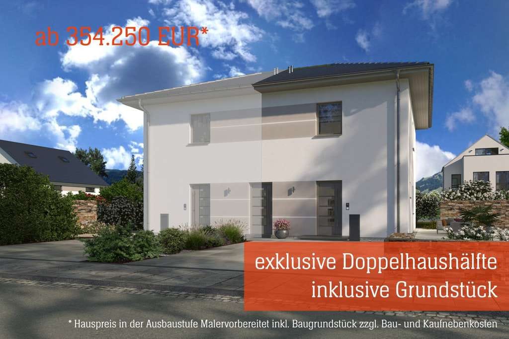 Immobilie in Rackwitz - EXKLUSIVE DOPPELHAUSHÄLFTE EINES STADTHAUSES INKL. GRUNDSTÜCK  - Bild 0