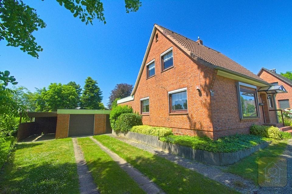 Immobilie in Oldendorf - Courtagefrei - Dein Einfamilienhaus auf großem Grundstück wartet auf Dich + 360 Grad Rundgang - Bild 0