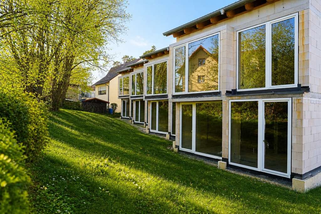 Immobilie in Schwabach - Architektenhaus am See – ca. 200 m² Wohnen + 53 m² Einliegerwohnung - Bild 1