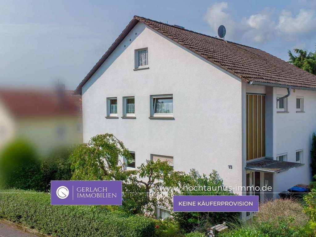 Immobilie in Glashütten - Zweifamilienhaus mit zwei 3-Zimmer-Wohnungen in ruhiger Taunuslage - Bild 0