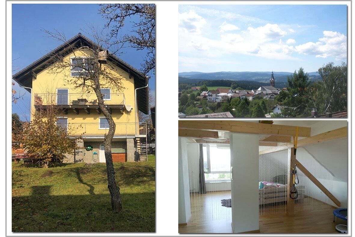 Immobilie in Böbrach - Böbrach - vermietetes Zweifamilienhaus in Aussichtslage - Bild 0