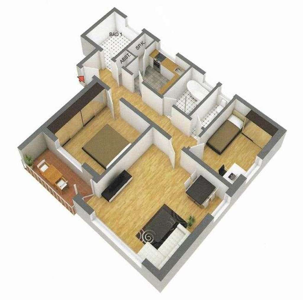 Immobilie in Bleckede - Vermietete 4-Zimmer-Wohnung in Bleckede – Kapitalanlage mit zwei Garagen - Bild 4
