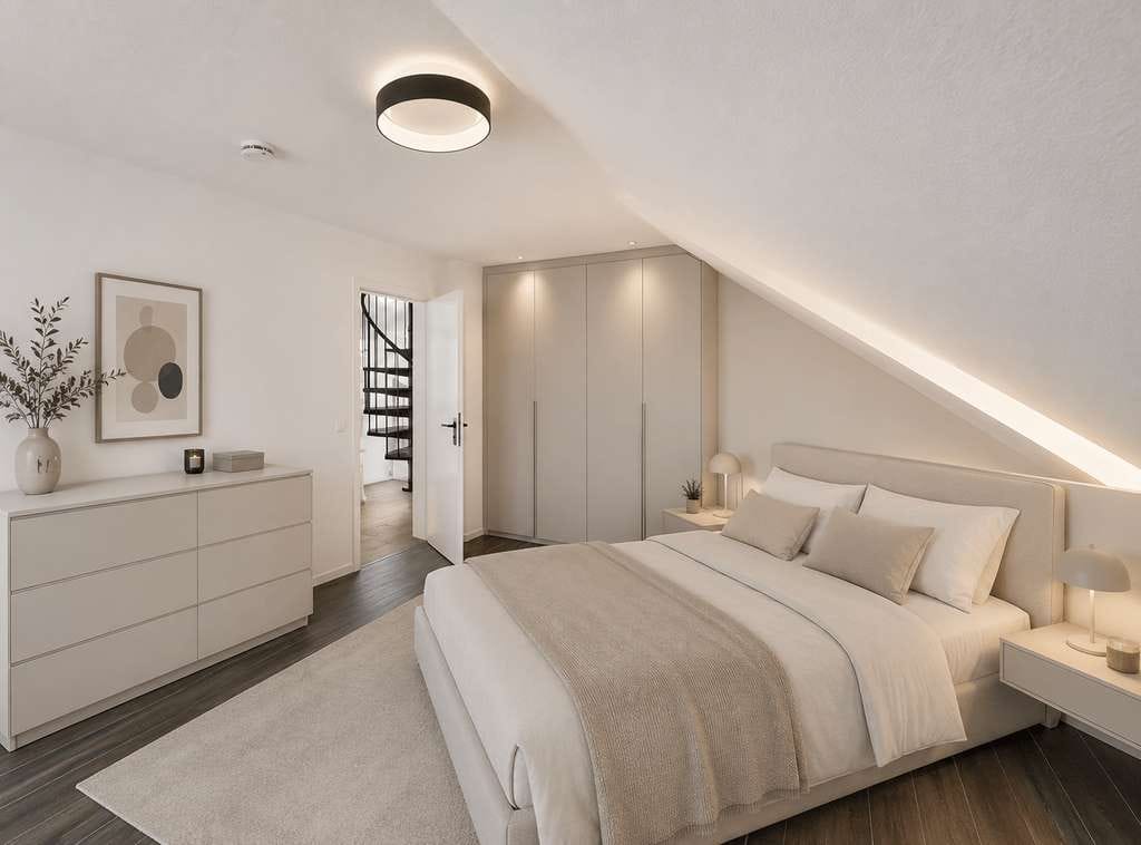 Immobilie in Wendelstein - Oben wohnen, zentral leben: Clever geschnittene 3-Zimmer-DG-Wohnung im 2. Stock in Wendelstein - Bild 4
