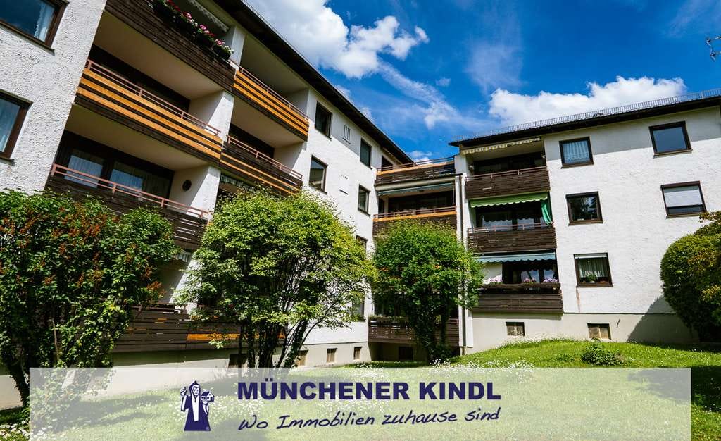 Immobilie in Herrsching am Ammersee - Großzügige 2-Zimmer-Wohnung nahe dem Ammersee | 83 m² | Loggia | 35 m² Wohnbereich - Bild 1