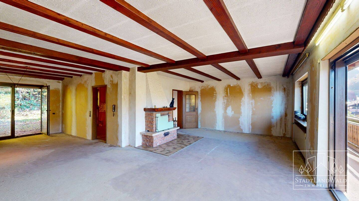 Immobilie in Schönau (Pfalz) - Ihr Projekt zum Vollenden: Einfamilienhaus zum Fertigstellen in direkter Waldrandlage mit Potenzial - Bild 4