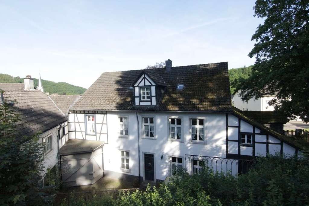 Immobilie in Hellenthal - Historisches Gebäudenesemble Hofanlage mit Herrenhaus insgesamt 3 Häuser 480m² WFL+ - Bild 1