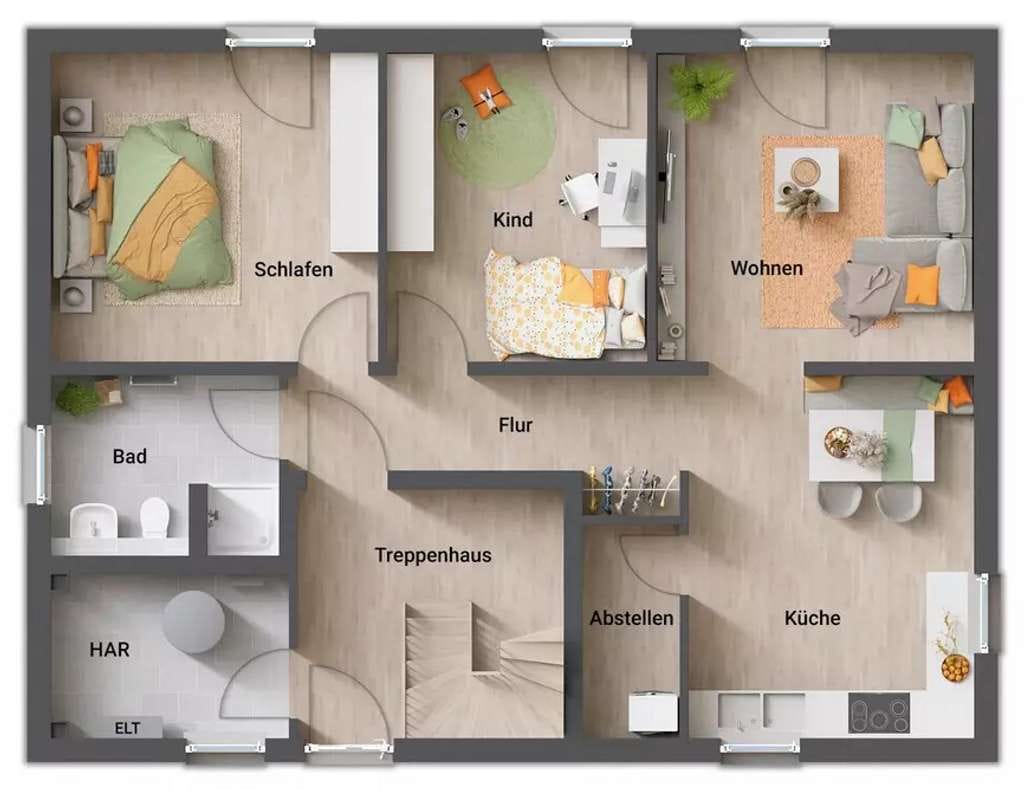 Immobilie in Oelde - Gemeinsam leben: Modernes Mehrgenerationenhaus!! Wir bauen massiv, schnell und in bester Qualität! - Bild 3