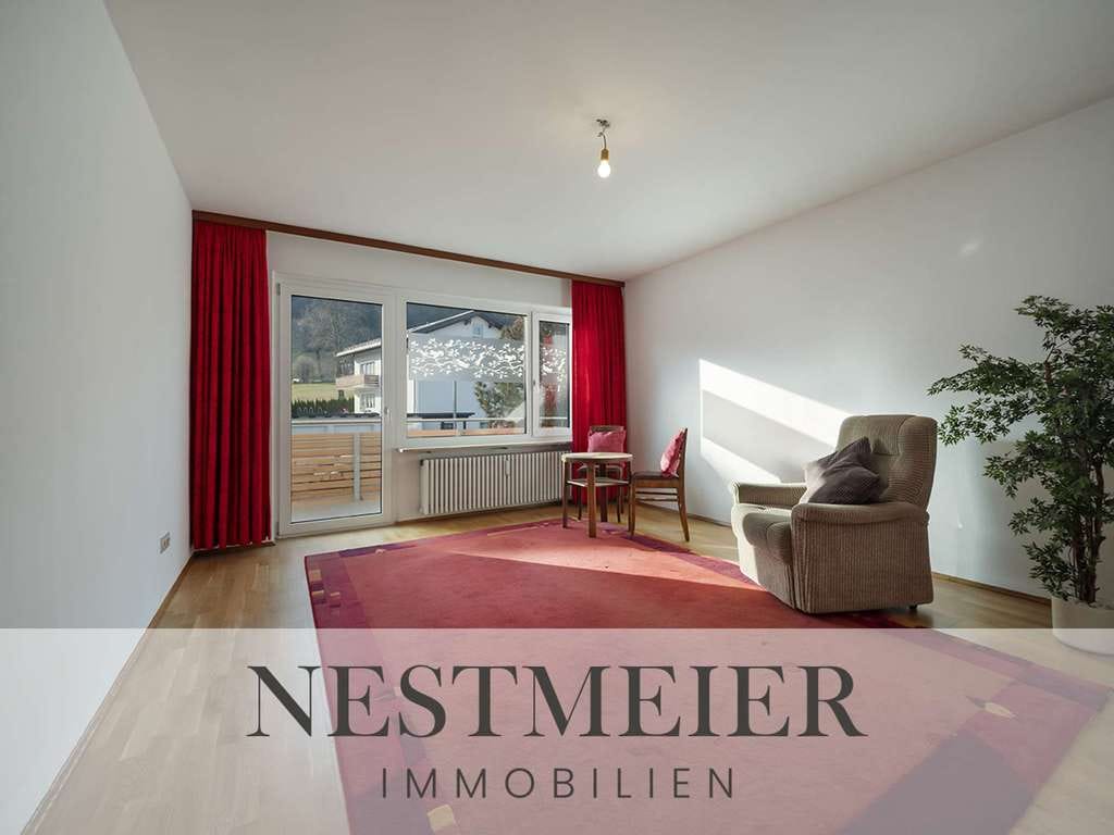 Immobilie in Ruhpolding - 2,5-Zimmer-Wohnung mit Potential in der Nähe zur Sommer-Rodelbahn in Ruhpolding - Bild 0