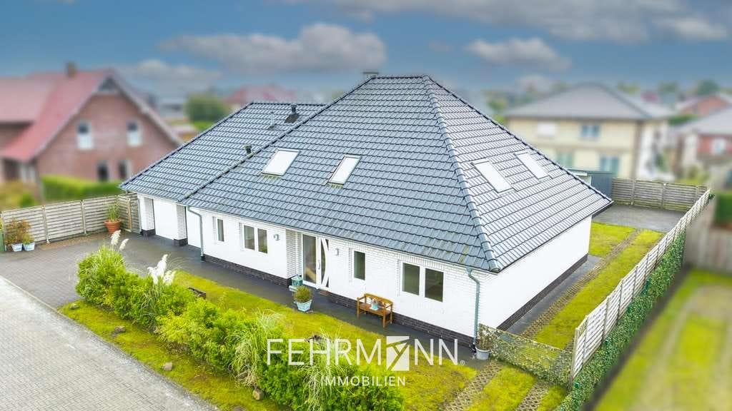 Immobilie in Sögel - Direkt Einziehen & Wohlfühlen: Stilvolles Zweifamilienhaus in ruhiger Wohngegend von Sögel zum Kauf - Bild 2