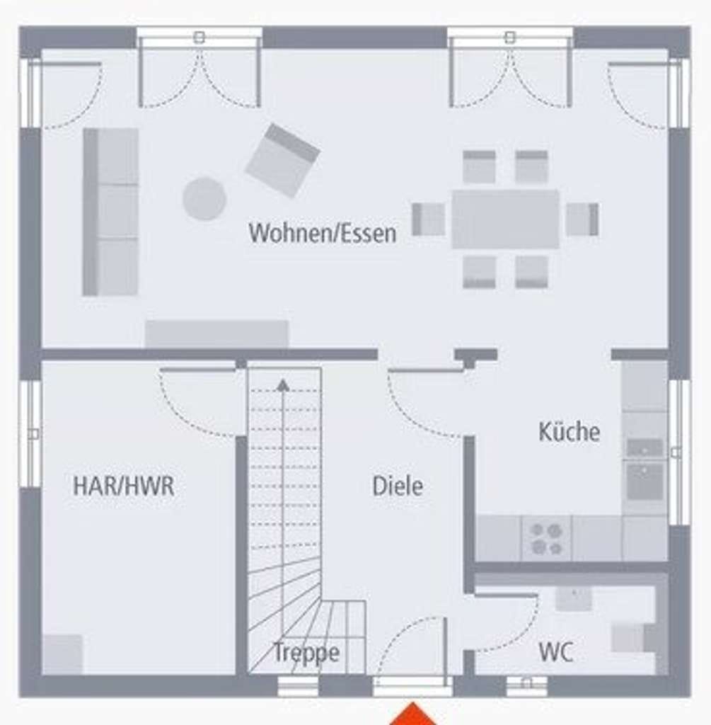 Immobilie in Burgoberbach - Wohnliche Stadtvilla mit klaren Formen - ein echter Wohlfühlort - Bild 4