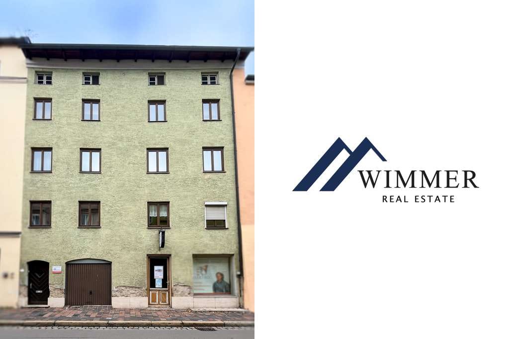 Immobilie in Wasserburg am Inn - Altstadthaus mit Entwicklungspotenzial in Wasserburg am Inn – leerstehend, ohne Denkmalschutz, mit D - Bild 1
