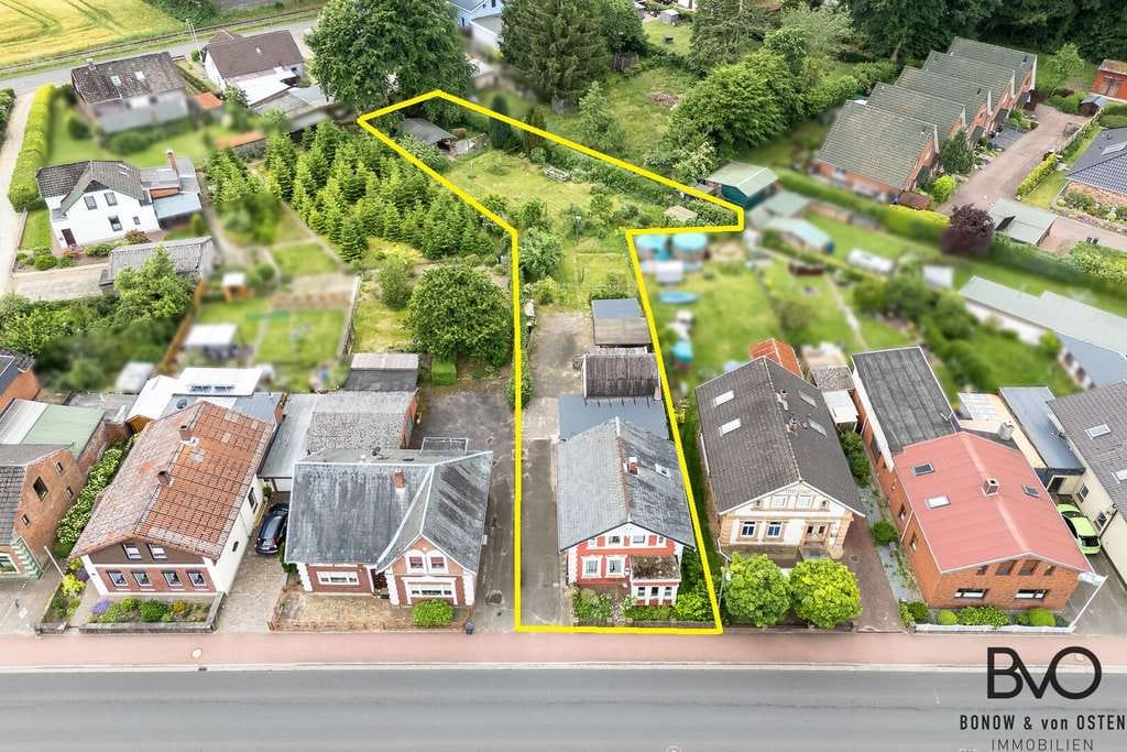 Immobilie in Hanerau-Hademarschen - 1.355 m² Baugrundstück – ideal für 1 bis 2 Einfamilienhäuser - Bild 0