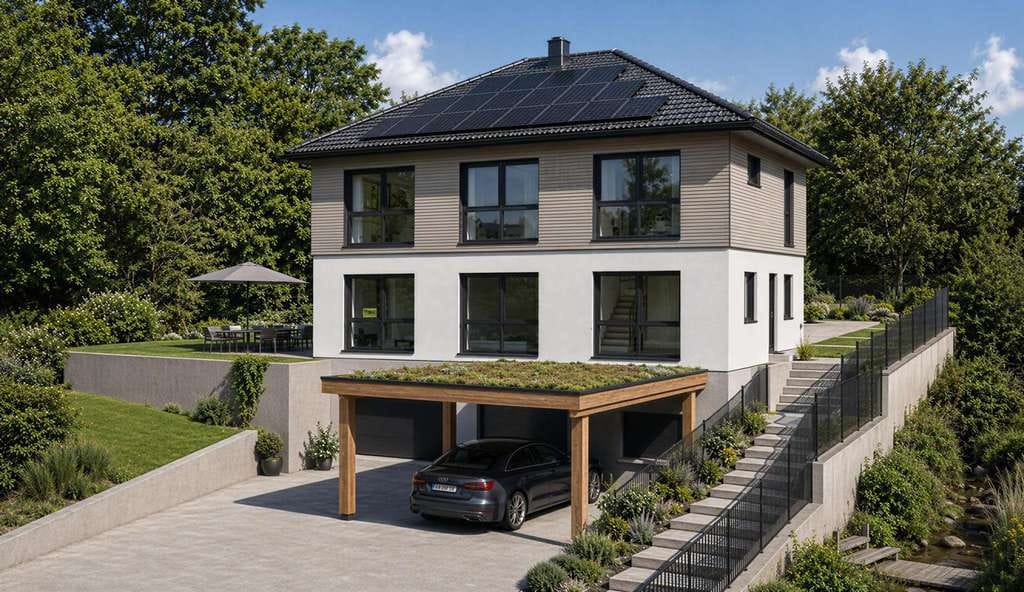 Immobilie in Gaienhofen - Exklusives Traumhaus mit Seesicht in Gaienhofen- Bauplanung auf 801 m² Grundstück - Bild 1