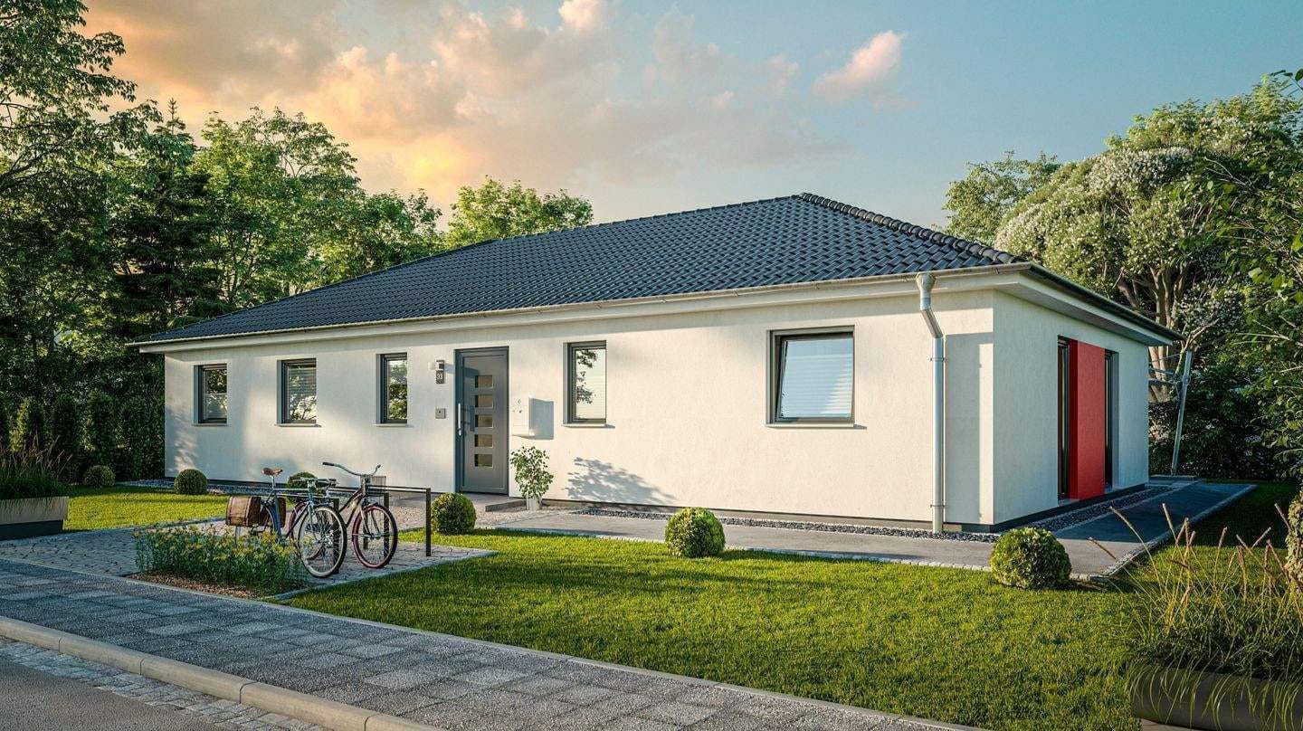 Immobilie in Großkmehlen - WOHNEN AUF EINER EBENE / Bungalow Massivhaus / Großkmehlen / tolle Wohnlage / Busverbindnung / erschlossen - Bild 2