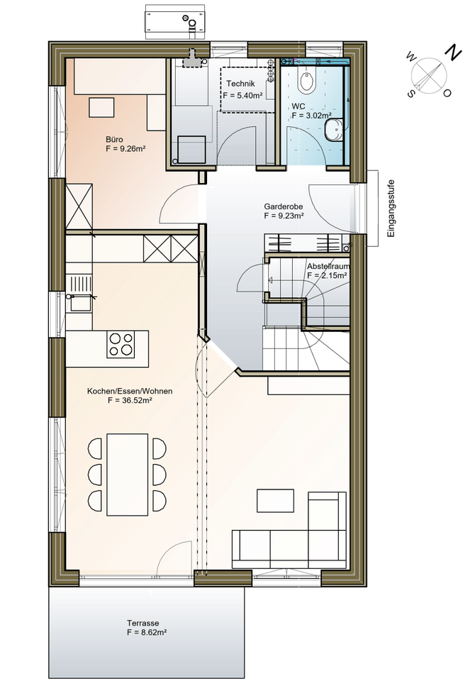 Immobilie in Lachen - Entspanntes Wohnen auf dem Land - Neubau-Einfamilienhaus mit Garage - Bild 0