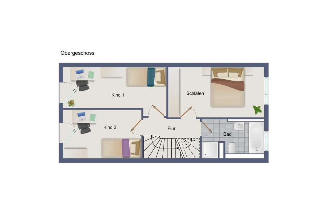 Immobilie in Rheinzabern - Projektiert: Reihenmittelhaus in Rheinzabern mit traumhafter Dachterrasse - Bild 4