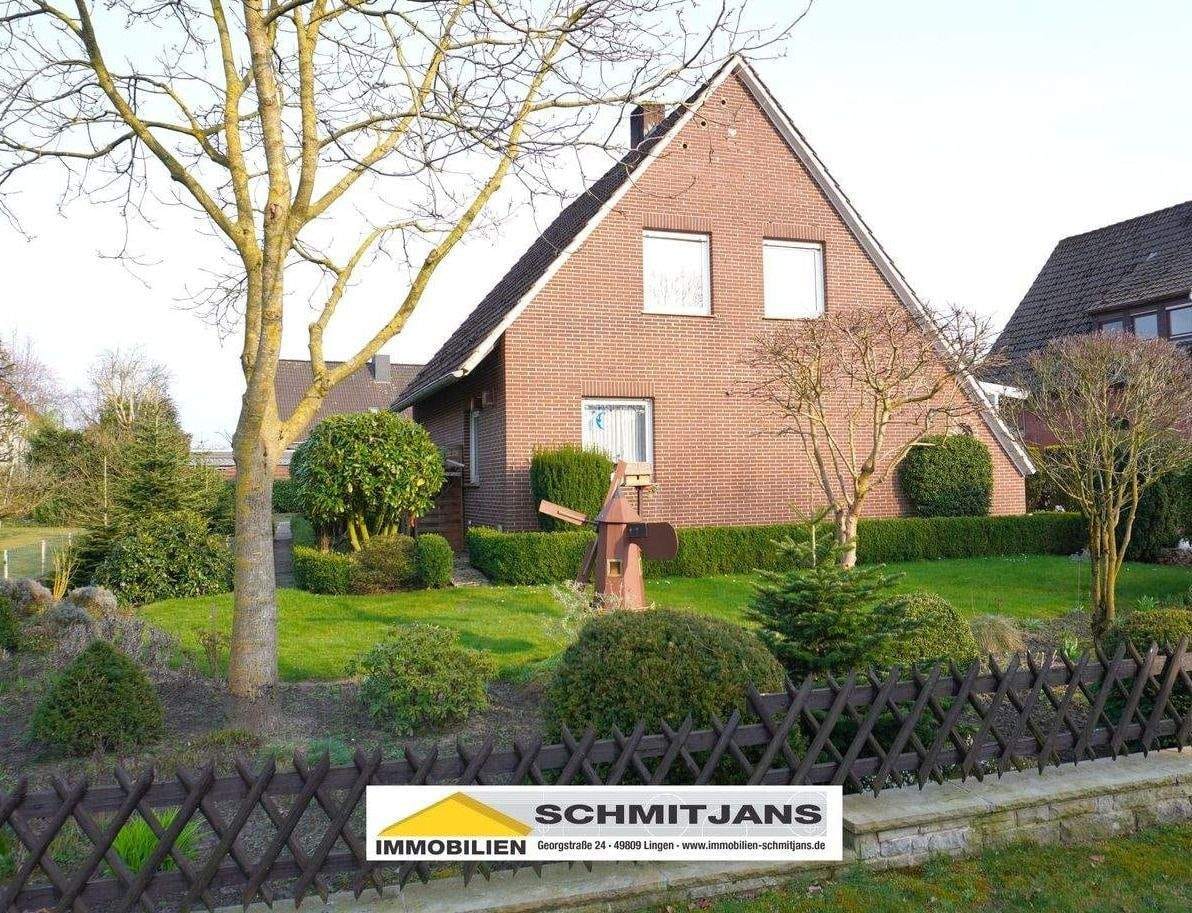 Immobilie in Lingen (Ems) - Gepflegtes Einfamilienhaus in idyllischer Siedlungslage auf Erbpachtgrundstück - Bild 0