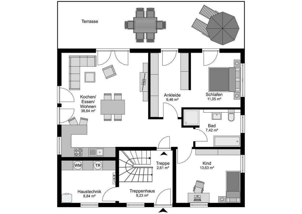 Immobilie in Leipheim - Familienfreundlich und generationsübergreifend: Ihr neues Zuhause - Bild 3