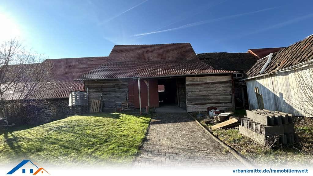 Immobilie in Rollshausen - Resthof mit großem Grundstück – vielseitig nutzbar mit viel Potenzial - Bild 1
