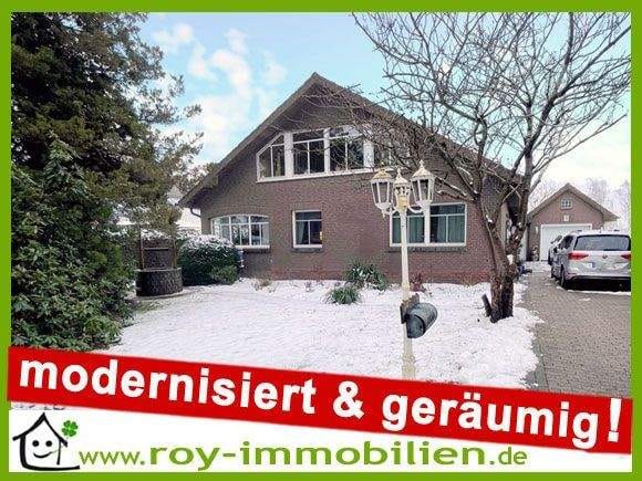 Immobilie in Westoverledingen - +++ Viel Platz, ideal für die große Familie, Kamin, Wintergarten, PV-Anlage mtl. € 289,- Einspeisungsvergütung ! +++ - Bild 0