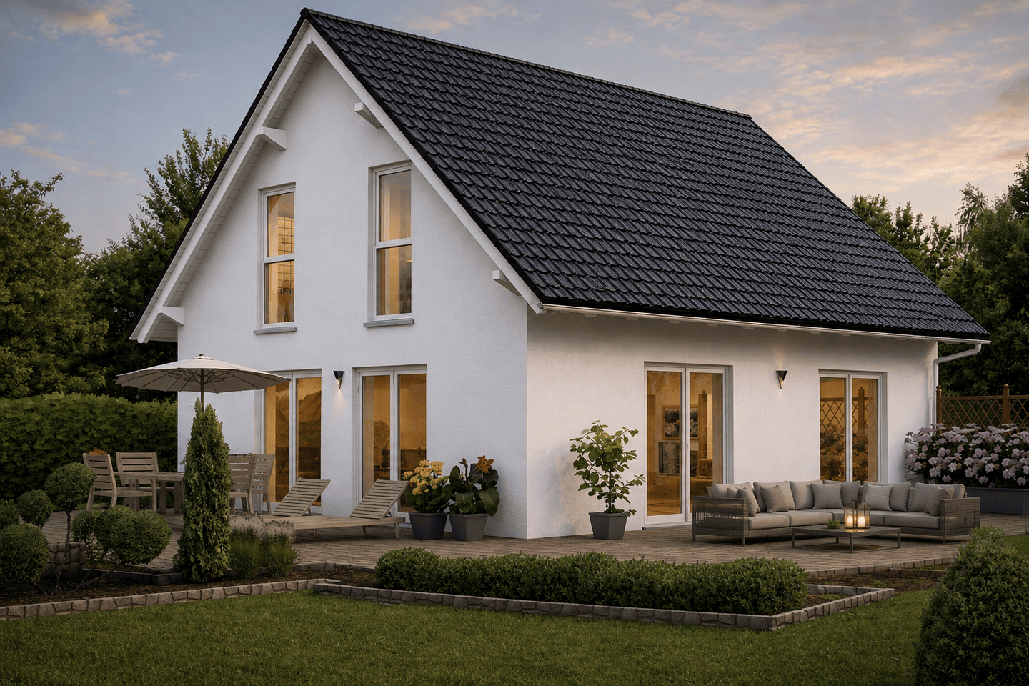 Immobilie in Bad Zwischenahn - Einfamilienhaus in bezugsfertiger Ausführung, Neubau KFW-55 - Bild 4