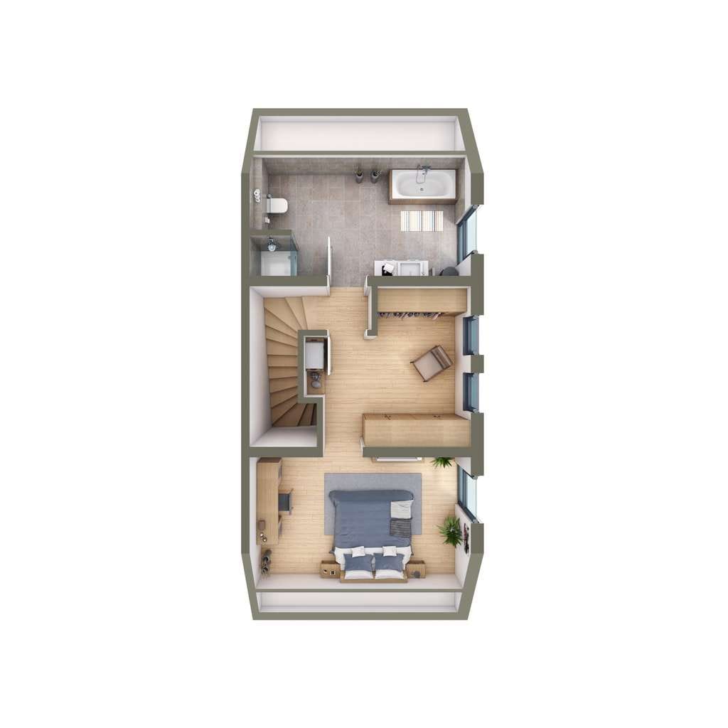Immobilie in Staig - Doppelhaus in Staig mit 185qm, Neubau, KfW förderfähig, perfekte Investition - Bild 3