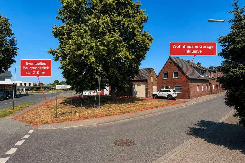 Immobilie in Waldfeucht - Charmantes Einfamilienhaus mit großem Grundstück und möglichem Baupotenzial in Waldfeucht - Bild 1
