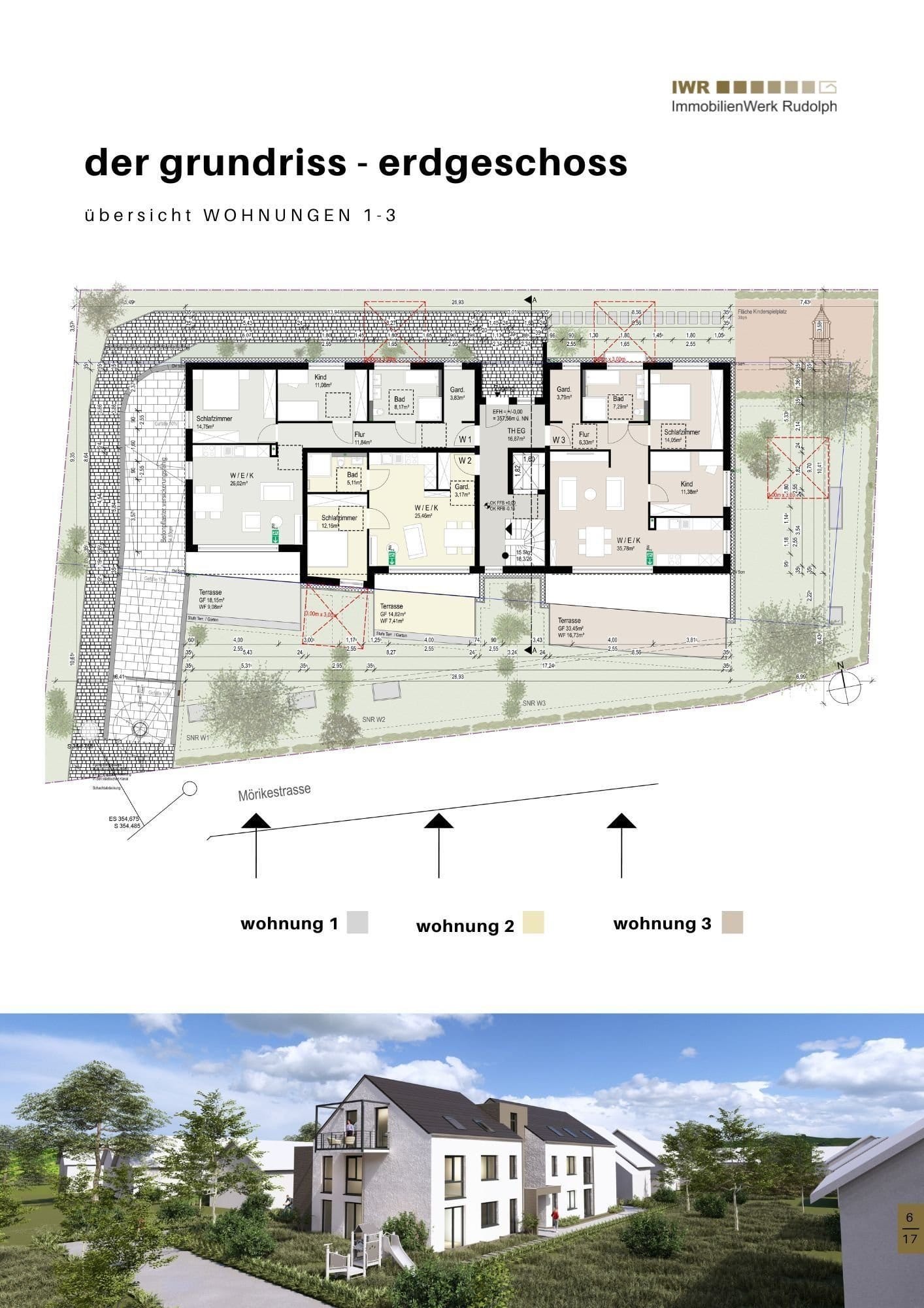 Immobilie in Dettingen unter Teck - -wohnen mit teckblick-  NEUBAU 3,5 Zimmer EG-Wohnung mit schönem Ausblick - Bild 4