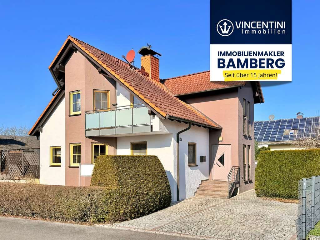 Immobilie in Kemmern - Gepflegtes Einfamilienhaus mit Ferienwohnung, Pool & Photovoltaik - Bild 0