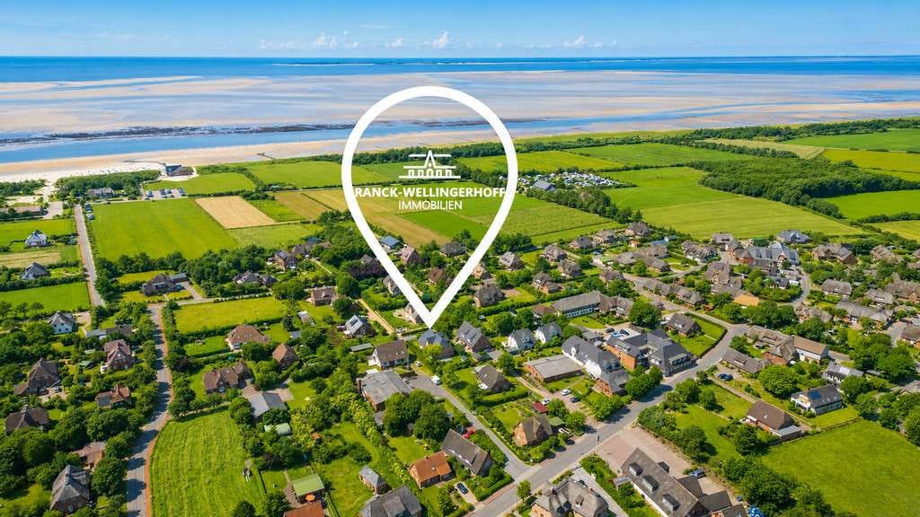 Immobilie in Utersum - Großzügige Doppelhaushälfte in ruhiger Lage mit Strandnähe in Utersum - Bild 1