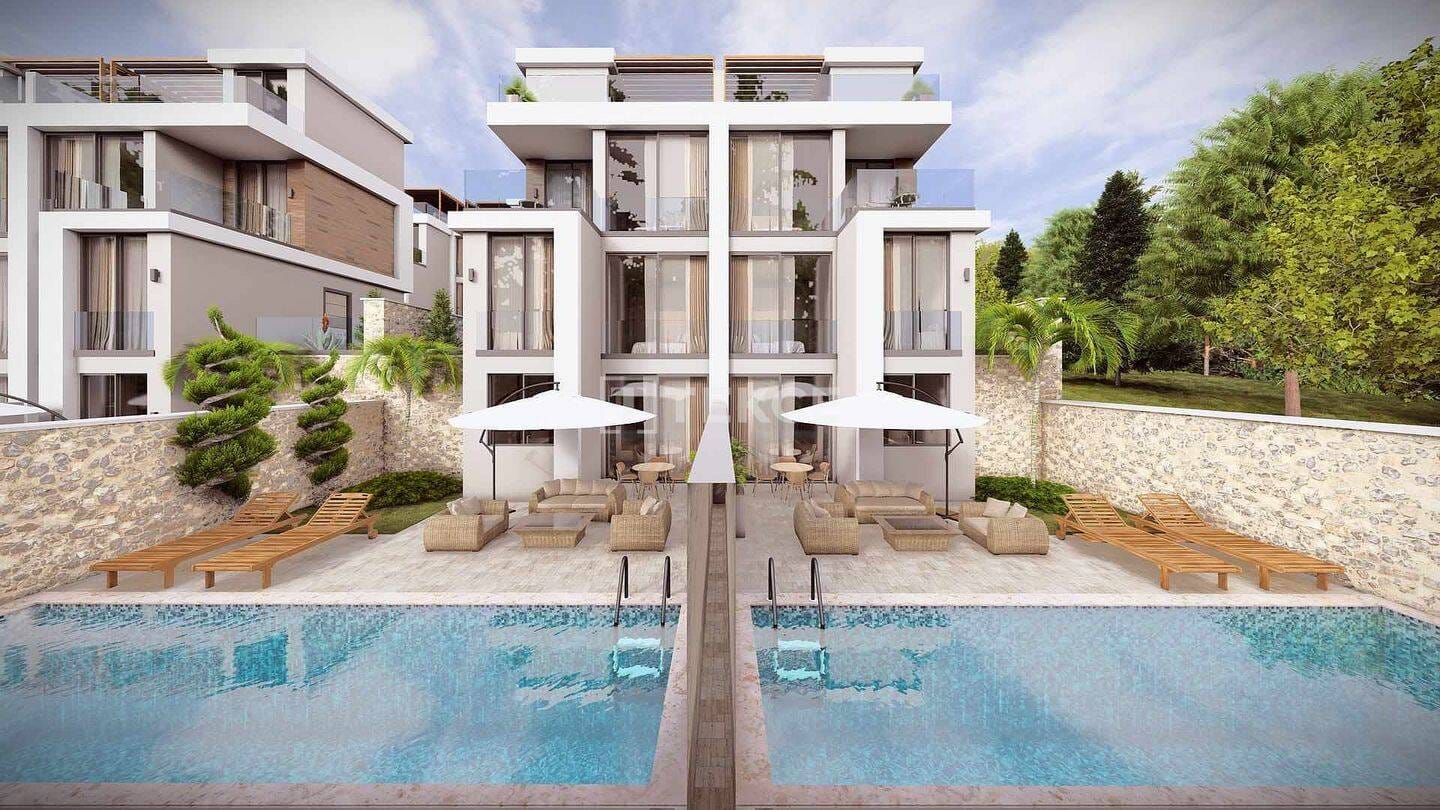 Immobilie in Paitzdorf - Villa mit Pool in einer Anlage mit Meerblick in Antalya Kalkan - Bild 3