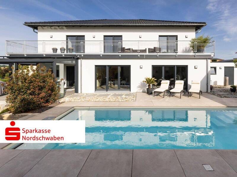 Immobilie in Buchdorf - Luxus neu definiert - Exklusives Architektenhaus mit Pool, Spa & Einliegerwohnung - Bild 0
