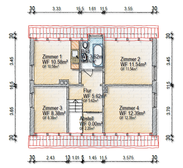 Immobilie in Lüneburg - EFH mit Einliegerwohnung und Keller in Lüneburg  - Bild 3