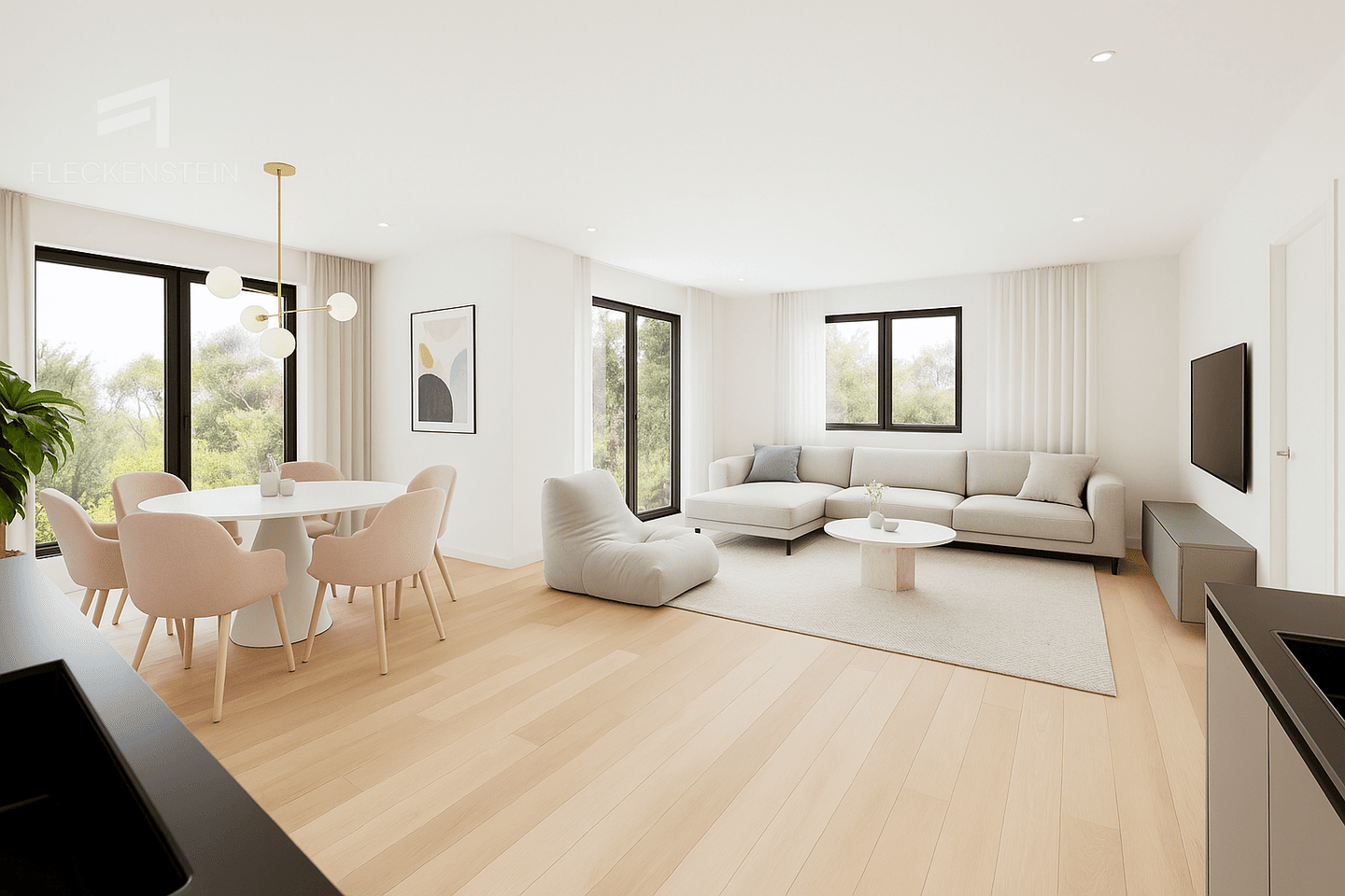 Immobilie in Zorneding - Neubau in Pöring - Moderne 1,5-Zimmer-Wohnungen in ruhiger Lage - Bild 2