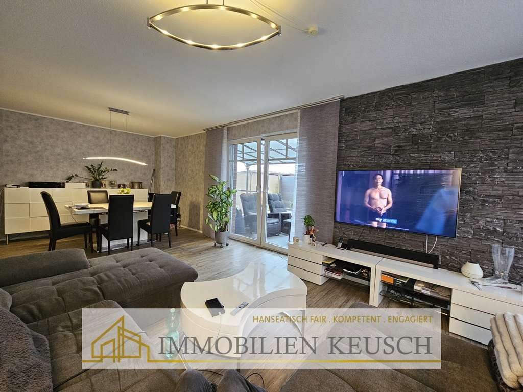 Immobilie in Ottersberg - Preis deutlich gesenkt---DHH mit viel Platz über drei Etagen, Blick ins Grüne inkl. überd. Terrasse - Bild 3