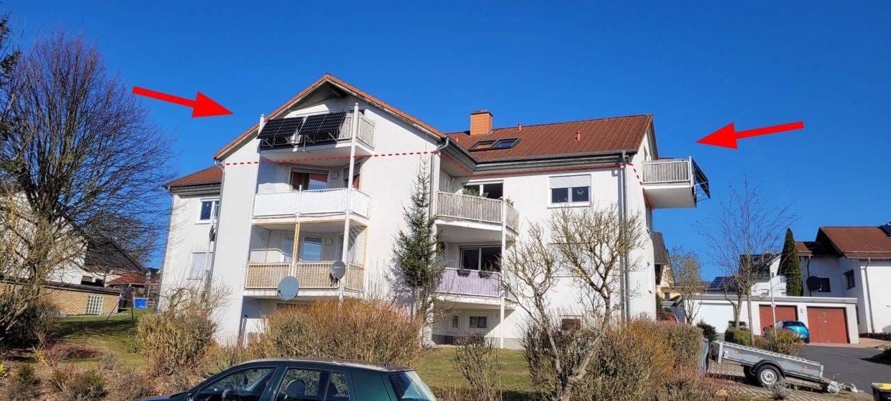Immobilie in Bad Emstal - 3 ZKB - Eigentumswohnung mit Blick über Bad Emstal - Bild 1