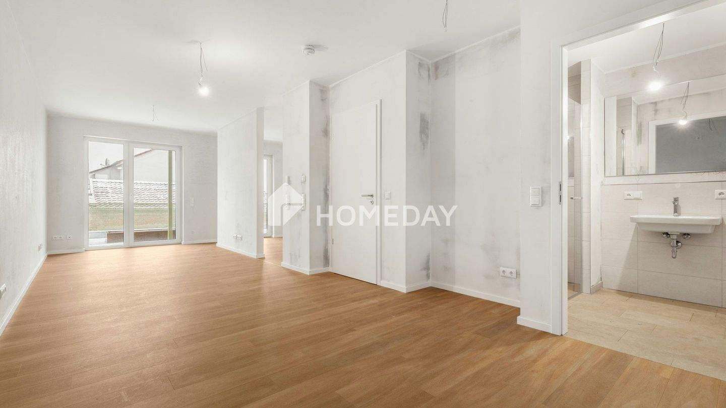 Immobilie in Kürnach - Neubau/Erstbezug! Zwei-Zimmer-Wohnung mit überdachter Terrasse und Garten - Bild 4