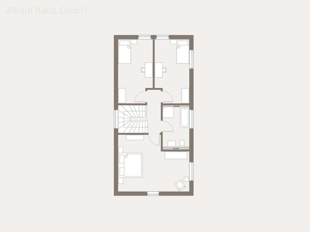 Immobilie in Zuzenhausen - Stadthaus in Zuzenhausen - Individuell geplantes Ausbauhaus mit KfW55 Standard - Bild 2