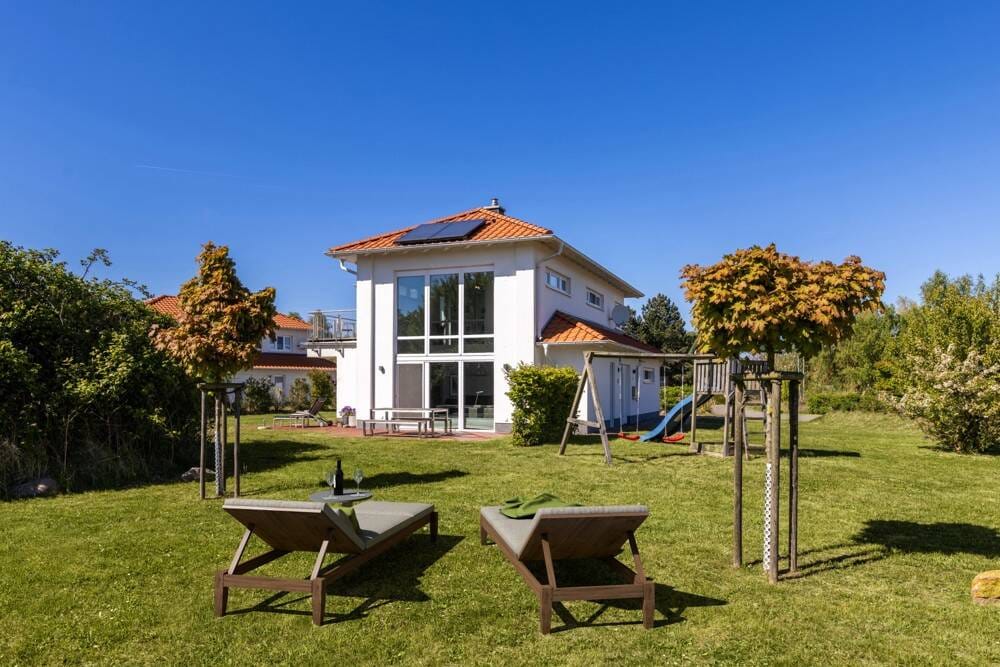 Immobilie in Trent - Hochwertige Architektenferienvilla mit Kamin und Sauna im Naturschutzgebiet! - Bild 2