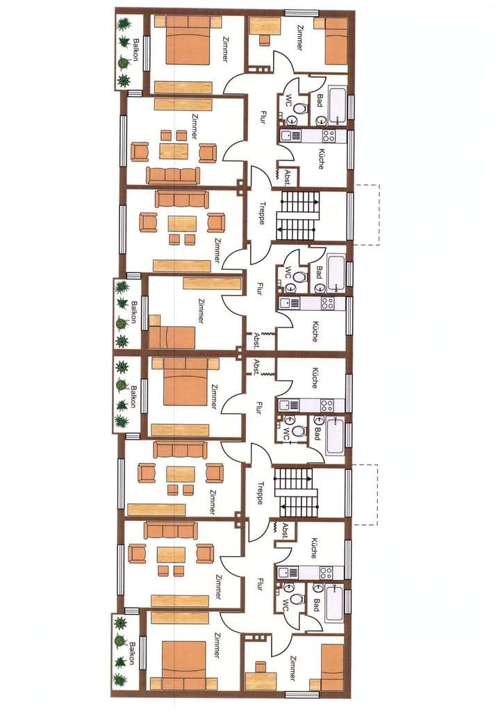 Immobilie in Frankenberg - Mehrfamilienhaus / Anlageobjekt mit 8 Wohneinheiten in Frankenberg - Bild 1